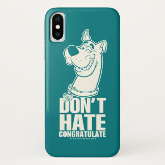 Scooby-Doo "Don't Hate, Congratulate" Graphic iPhone X Case
