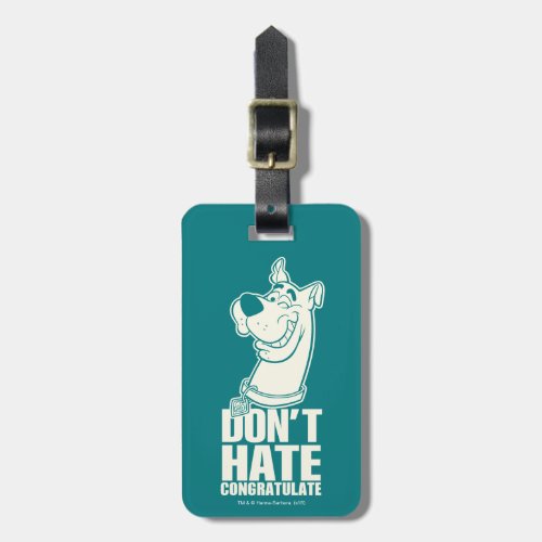 Scooby_Doo Dont Hate Congratulate Graphic Luggage Tag
