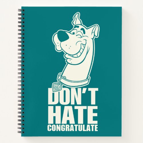 Scooby_Doo Dont Hate Congratulate Graphic Notebook