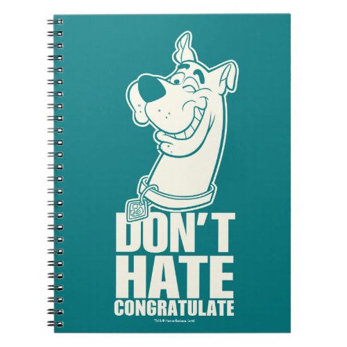 Scooby_Doo Dont Hate Congratulate Graphic Notebook