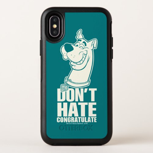 Scooby_Doo Dont Hate Congratulate Graphic OtterBox Symmetry iPhone X Case