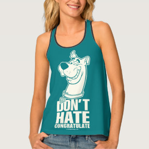 Scooby-Doo "Don't Hate, Congratulate" Graphic Tank Top