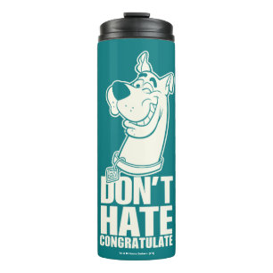 Scooby-Doo "Don't Hate, Congratulate" Graphic Thermal Tumbler