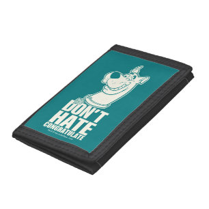 Scooby-Doo "Don't Hate, Congratulate" Graphic Trifold Wallet