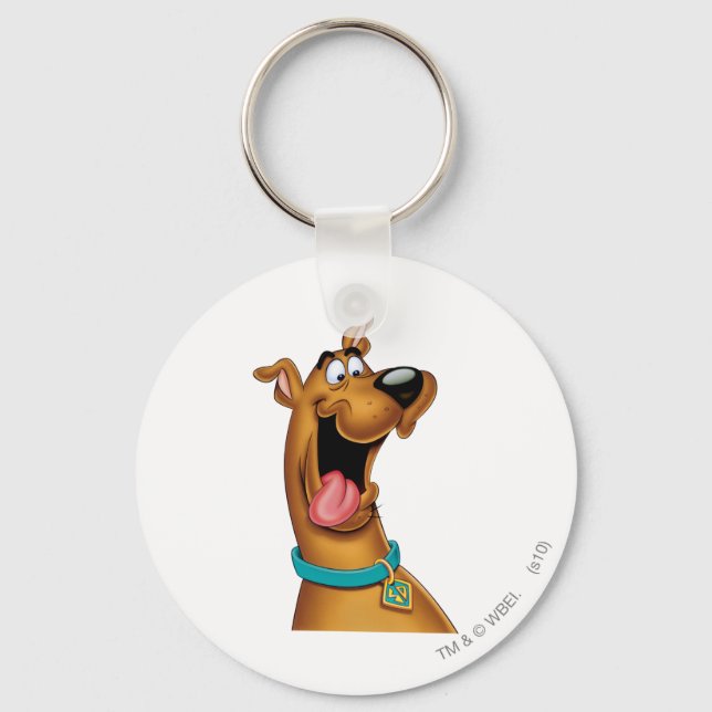 Scooby-Doo Excited Face Keychain (Front)