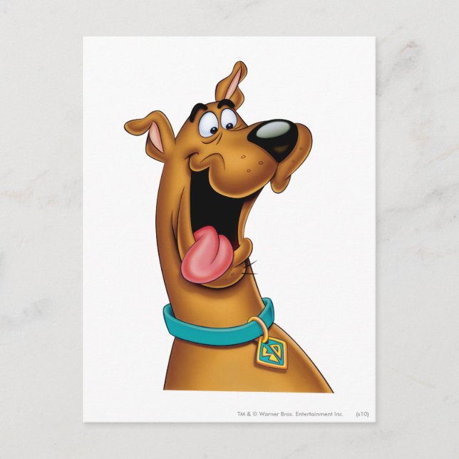 Scooby-Doo Excited Face Postcard (Front)