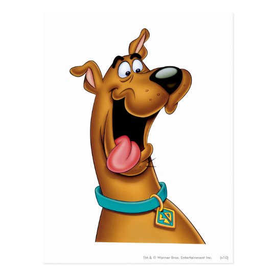 Scooby-Doo Excited Face Postcard | Zazzle.com