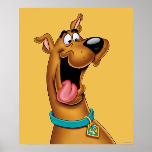 Scooby_Doo Excited Face Poster