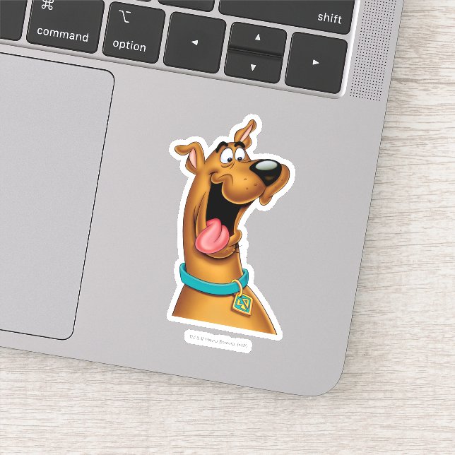 Scooby-Doo Excited Face Sticker (Detail)