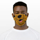 Scooby-Doo Face Adult Cloth Face Mask (Worn)
