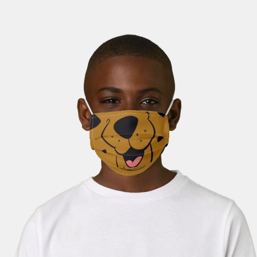 Scooby-Doo Face Kids' Cloth Face Mask (Worn)