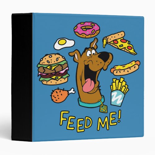 Scooby_Doo Feed Me 3 Ring Binder