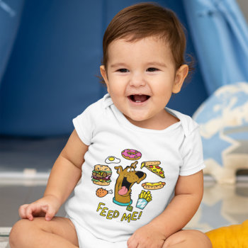 Scooby-doo Feed Me! Baby Bodysuit by scoobydoo at Zazzle