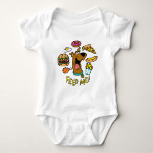 Scooby-Doo Feed Me! Baby Bodysuit