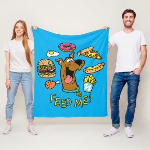 Scooby-Doo Feed Me! Fleece Blanket