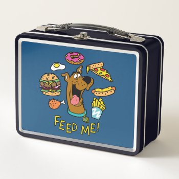 Scooby-doo Feed Me! Metal Lunch Box by scoobydoo at Zazzle