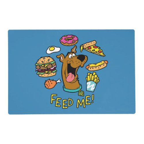 Scooby_Doo Feed Me Placemat