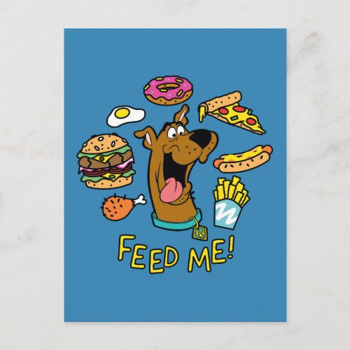 Scooby_Doo Feed Me Postcard