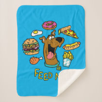 Scooby-Doo Feed Me! Sherpa Blanket