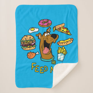 Scooby-Doo Feed Me! Sherpa Blanket