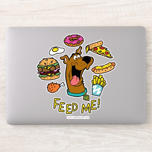 Scooby_Doo Feed Me Sticker