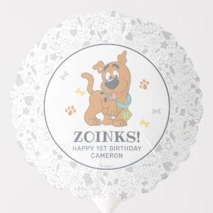 Scooby-Doo First Birthday Balloon
