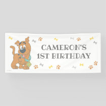 Scooby-Doo First Birthday Banner