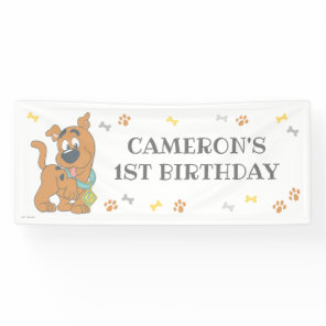 Scooby-Doo First Birthday Banner