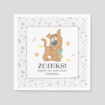 Scooby-Doo First Birthday Napkins