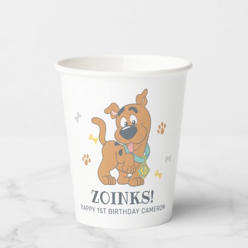 Scooby_Doo First Birthday Paper Cups