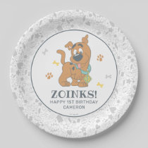 Scooby-Doo First Birthday Paper Plates