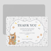 Scooby-Doo First Birthday Thank You Invitation