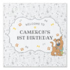 Scooby-Doo First Birthday Welcome