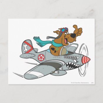 Scooby-doo Flying Plane Postcard by scoobydoo at Zazzle