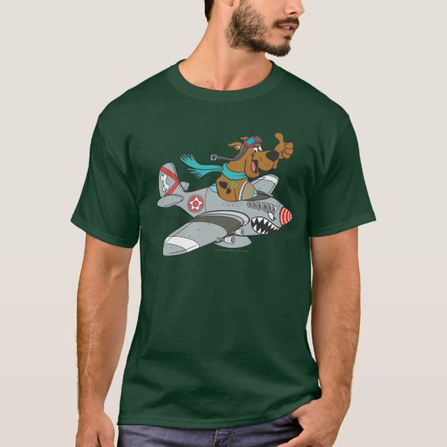 Scooby-Doo Flying Plane T-Shirt (Front)