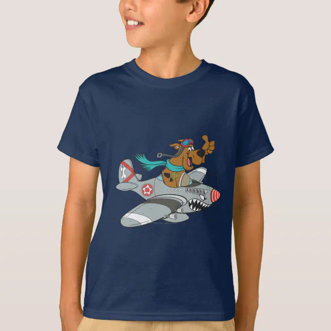 Scooby-Doo Flying Plane T-Shirt | Zazzle