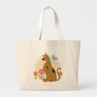 Scooby Doo Following Butterfly1 Large Tote Bag