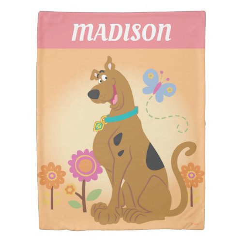 Scooby_Doo Following Butterfly Duvet Cover