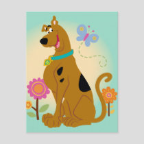 Scooby-Doo Following Butterfly Postcard