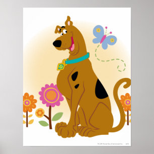 Scooby-Doo Following Butterfly Poster