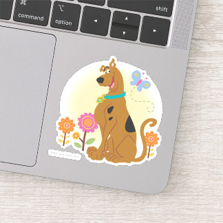 Scooby-Doo Following Butterfly Sticker