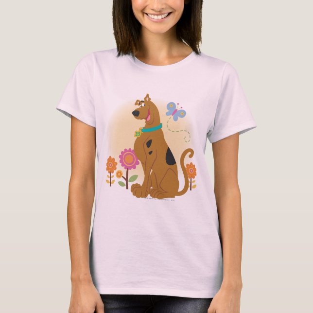 Scooby-Doo Following Butterfly T-Shirt (Front)