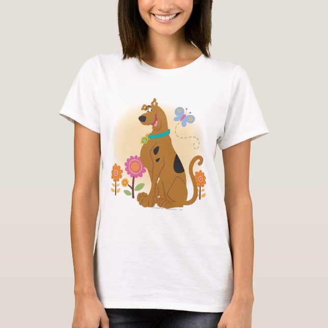 Scooby-Doo Following Butterfly T-Shirt (Front)