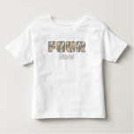 Scooby-Doo Fourth Birthday Toddler T-shirt