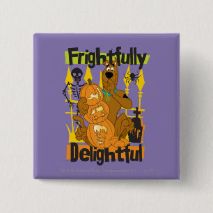 Scooby-Doo Frightfully Delightful Button