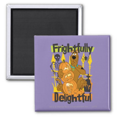 Scooby_Doo Frightfully Delightful Magnet