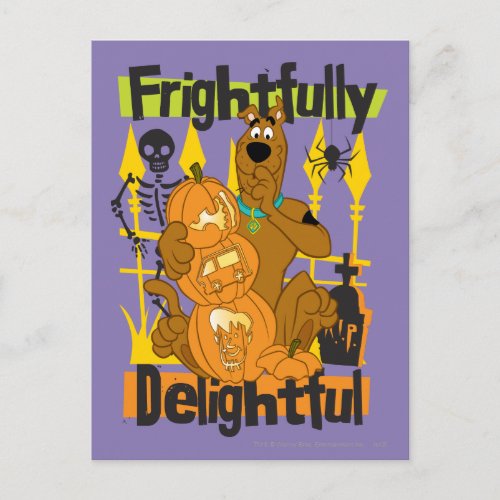 Scooby_Doo Frightfully Delightful Postcard