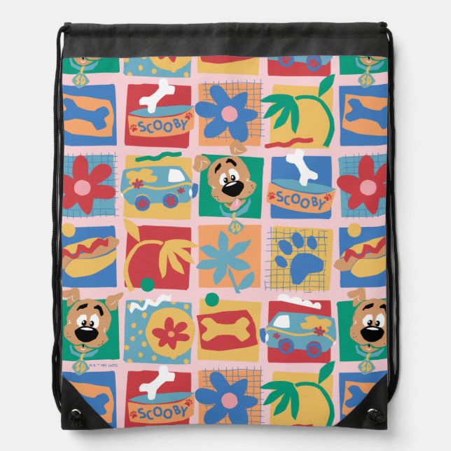 Scooby-Doo | Fun Baby Pattern Drawstring Bag (Front)