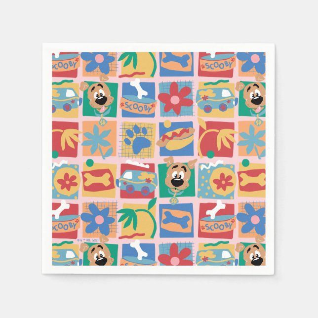 Scooby-Doo | Fun Baby Pattern Napkins (Front)