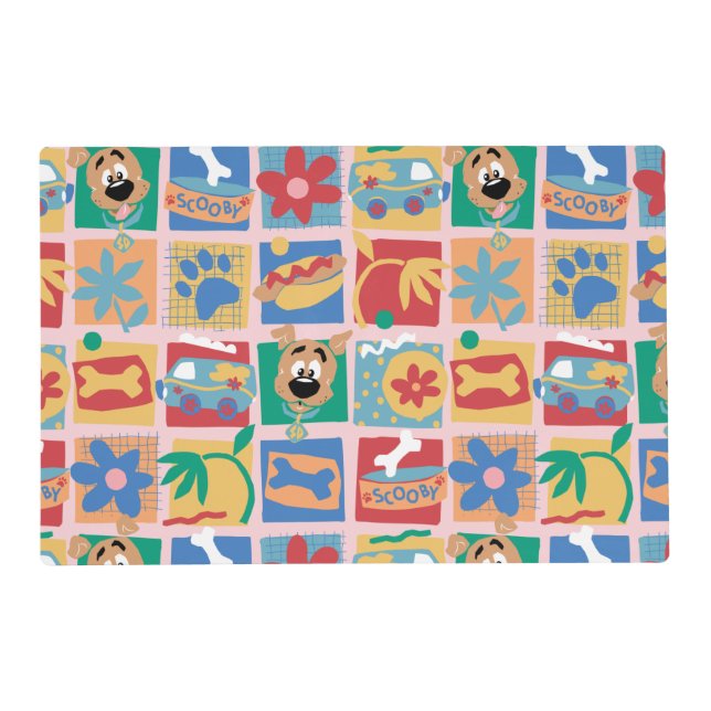 Scooby-Doo | Fun Baby Pattern Placemat (Front)